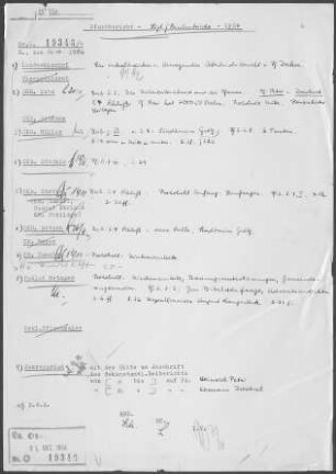 Stuttgart Pauluskirche Teil-Kirchengemeinde: Visitationsbericht mit Pfarrbericht 1954