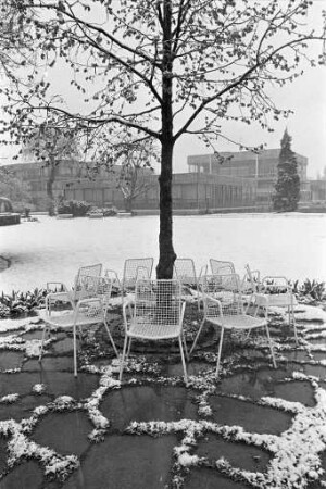 Schneefall im Frühling