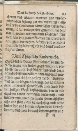 Vmb Christliche Kinderzucht.