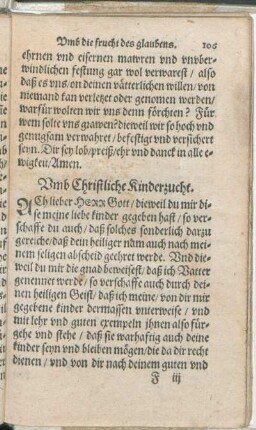 Vmb Christliche Kinderzucht.