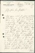 Brief von August Wilhelm Eichler an Unbekannt