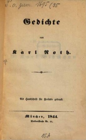 Gedichte