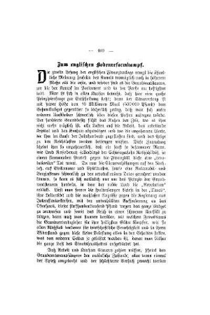 Zum englischen Bodenreformkampf