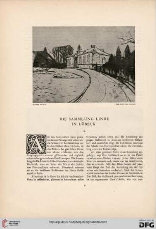 Die Sammlung Linde in Lübeck