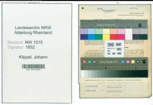 Entnazifizierung Johann Klippel , geb. 06.05.1908 (Lehrer)