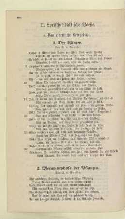 II. Lyrisch-didaktische Poesie