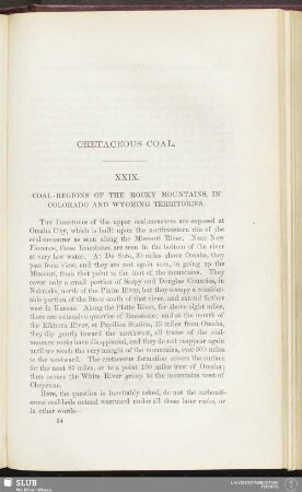 Cretaceous coal