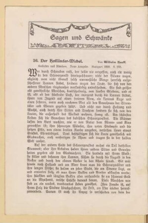 Sagen und Schwänke
