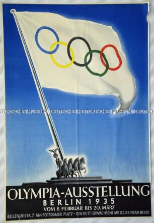 Bekanntmachung der Olympia-Ausstellung in Berlin 1935