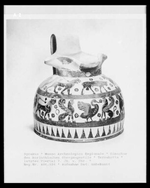 Oinochoe des korinthischen Übergangsstils