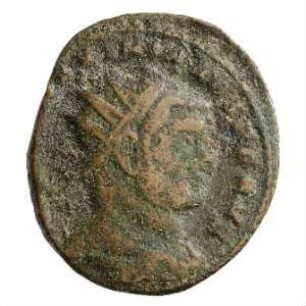 Münze, Follis (Follaro), 297 - 298 n. Chr.