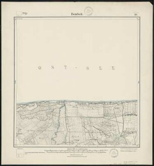 Messtischblatt 136 : Dembek, 1926 Dembeck : Dembeck. - Aufn. 1875, einz. Nachtr. 1926. - 1:25000. - [Berlin]: Reichsamt für Landesaufnahme, 1926. - 1 Kt.