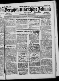 Bergisch-märkische Zeitung. 1924-1938