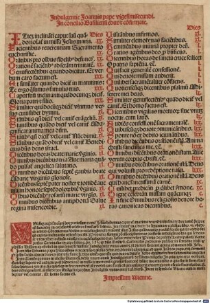 Indulgentiae in concilio Basiliensi editae et confirmatae