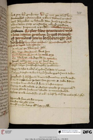 Verse, Merkworte, Notate