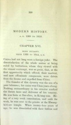 Chapter XVI. Ming dynasty. From 1368 to 1644, A. D.