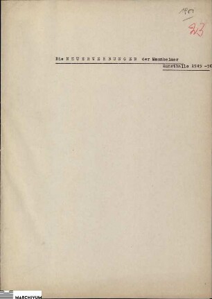 Die Neuerwerbungen der Mannheimer Kunsthalle 1945-50