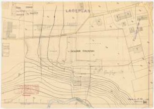 Grünflächen an der Schule Kressbronn: Lageplan Katasterkarte 1:500