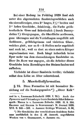 5. Muschelkalk-Formation