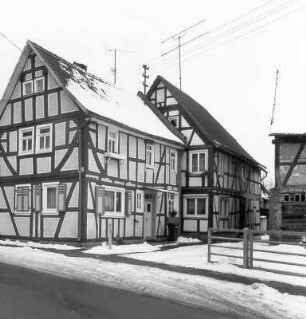 Fachwerkwohnhaus; Nidda, Brückenstraße 37