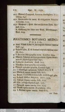 Anatomici Botanici Medici.