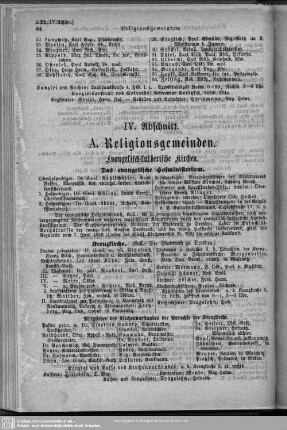 IV. Abschnitt. Religionsgemeinden und Schulen.