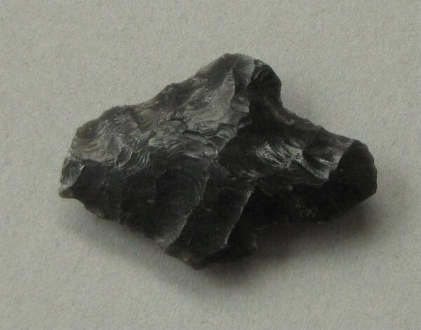 Arrowhead made from obsidian