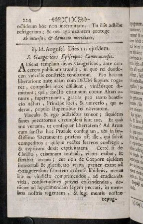 224-244, iij. Id. Augusti. Dies 11. ejusdem. - xij. Cal. Septembris. Dies 21. Augusti.