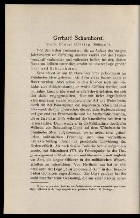 Gerhard Scharnhorst.
