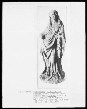 Weibliche Heiligenfigur