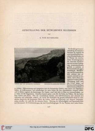 Ausstellung der Münchener Secession