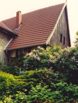 Am Heidenbach 11 / Aussenansicht. Detmold. Heidenoldendorf. Papierabzug