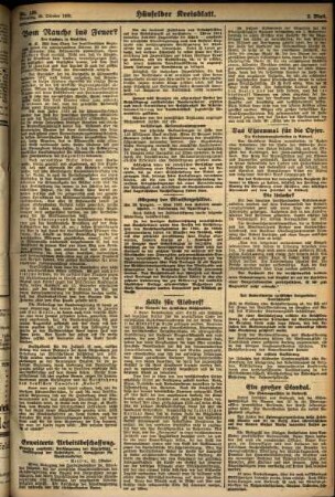 Zweite Ausgabe vom Dienstag, den 28. Oktober 1930.