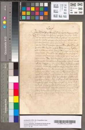 Notarieele uiterste wil van Heer Jan van Immerseele, Ridder, Heer van Bondris, 30 April 1577. Gelijktijdig notarieel afschrift.
