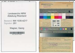 Entnazifizierung Georg Wagner , geb. 11.08.1904 (Bergmann)