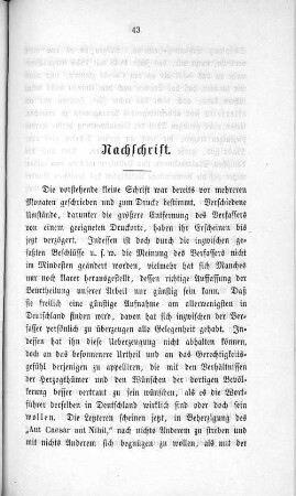 Nachschrift.