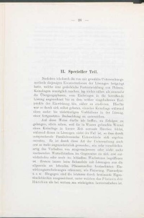 II. Specieller Teil.