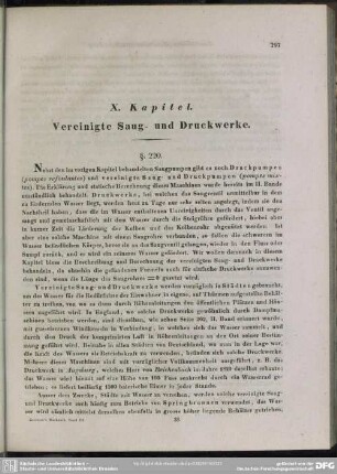 X. Kapitel. Vereinigte Saug- und Druckwerke