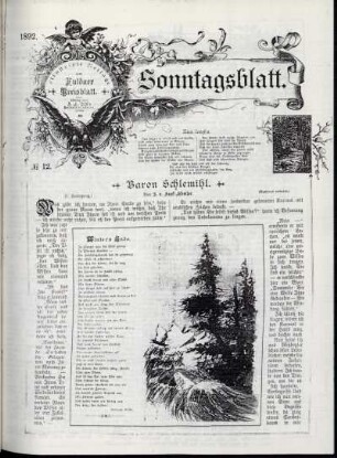 Ausgabe vom Sonntag, den 20. März 1892.
