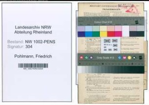 Entnazifizierung Friedrich Pohlmann , geb. 26.10.1901 (Rechtsrat)