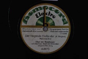Der fliegende Holländer : Matrosenchor / (R. Wagner)