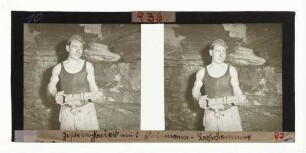 Gesteinshauer mit Flottmann Bohrhammer