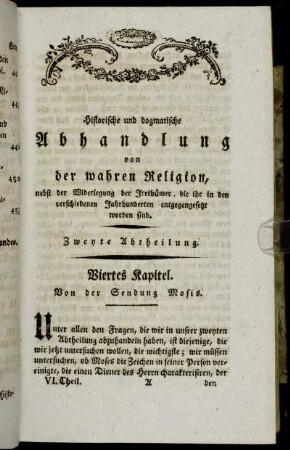 Zweyte Abtheilung [Fortsetzung]