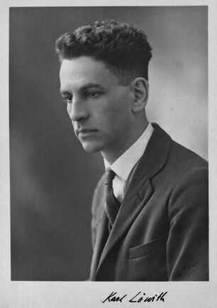 Karl Löwith (1897-?), 1928-? Privatdozent der Philosophie in Marburg
