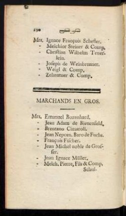 Marchands En Gros