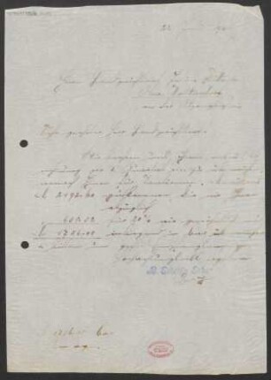 Brief an Julius Bittner : 22.07.1911