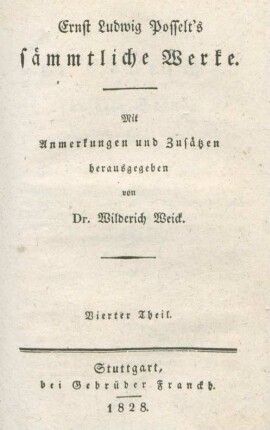 Theil 4 = [1], Theil 4: Sämmtliche Werke