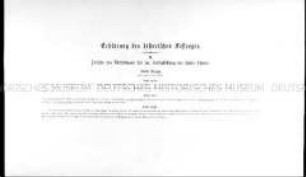 Erklärung des historischen Festzuges: Blatt 7: Periode des Weiterbaues bis zur Fertigstellung des hohen Chores