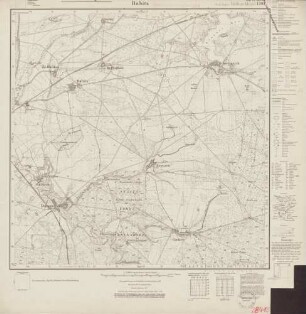 2841 (alte Nr.: 1394) Babitz, Meßtischblatt (4cm - Karte)