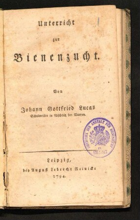 Unterricht zur Bienenzucht